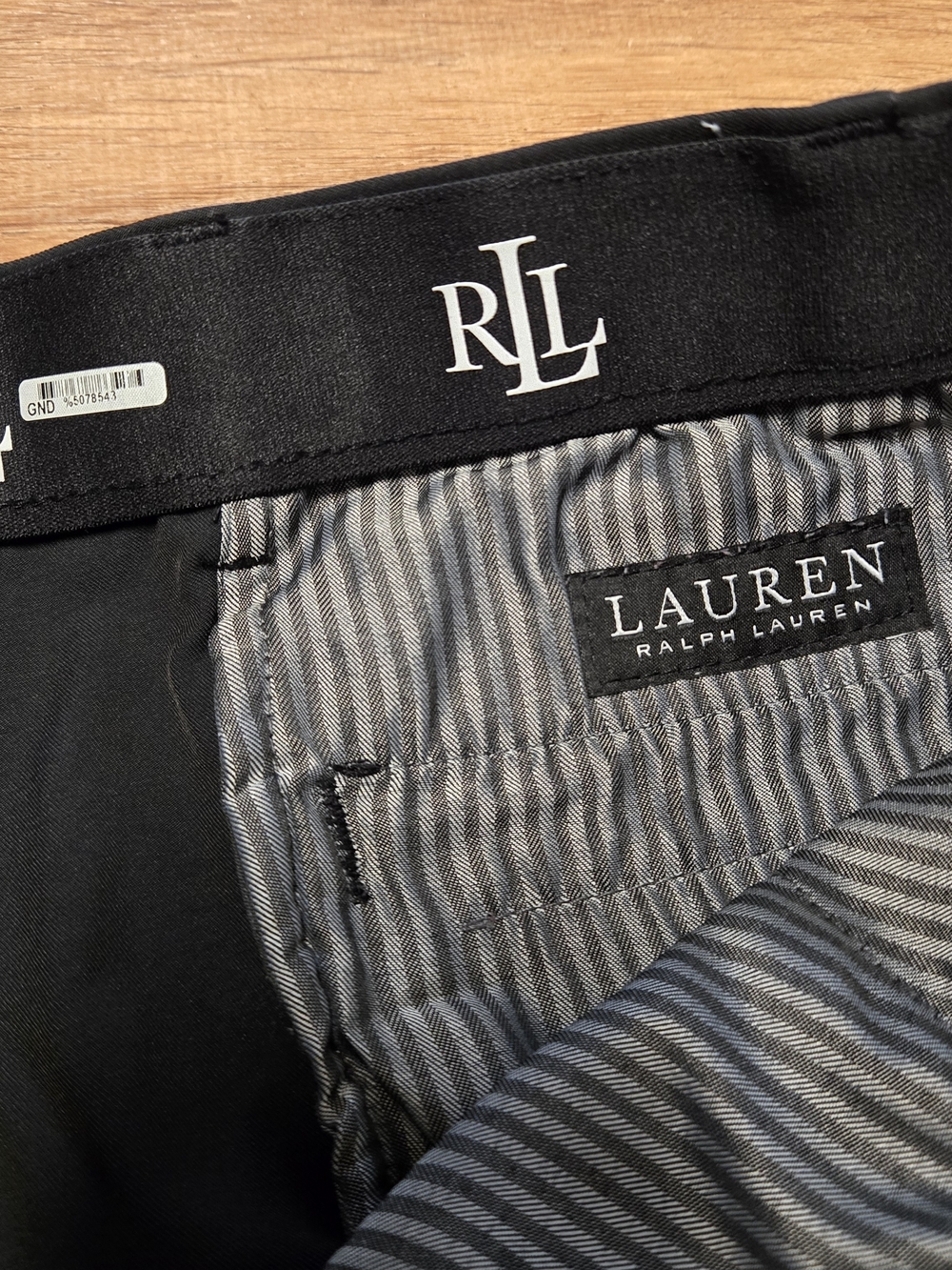 Lauren Ralph Lauren Black Men's Dress Pants Size 36 - Picture 3 of 8